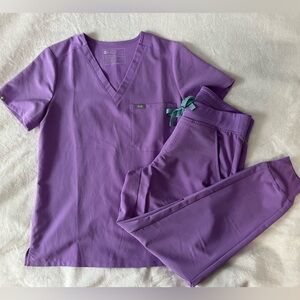 FIGS scrub set (Small/Lilac Dawn)